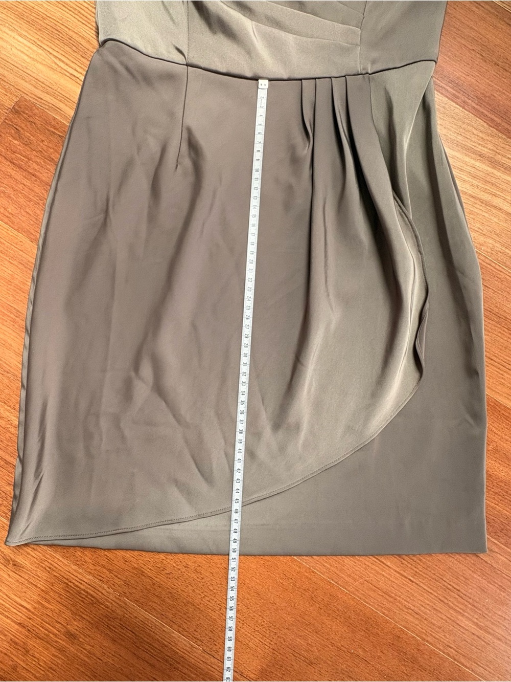 Banana Republic Strapless Taupe Mini Dress wrinkle-resistant - Picture 10 of 14